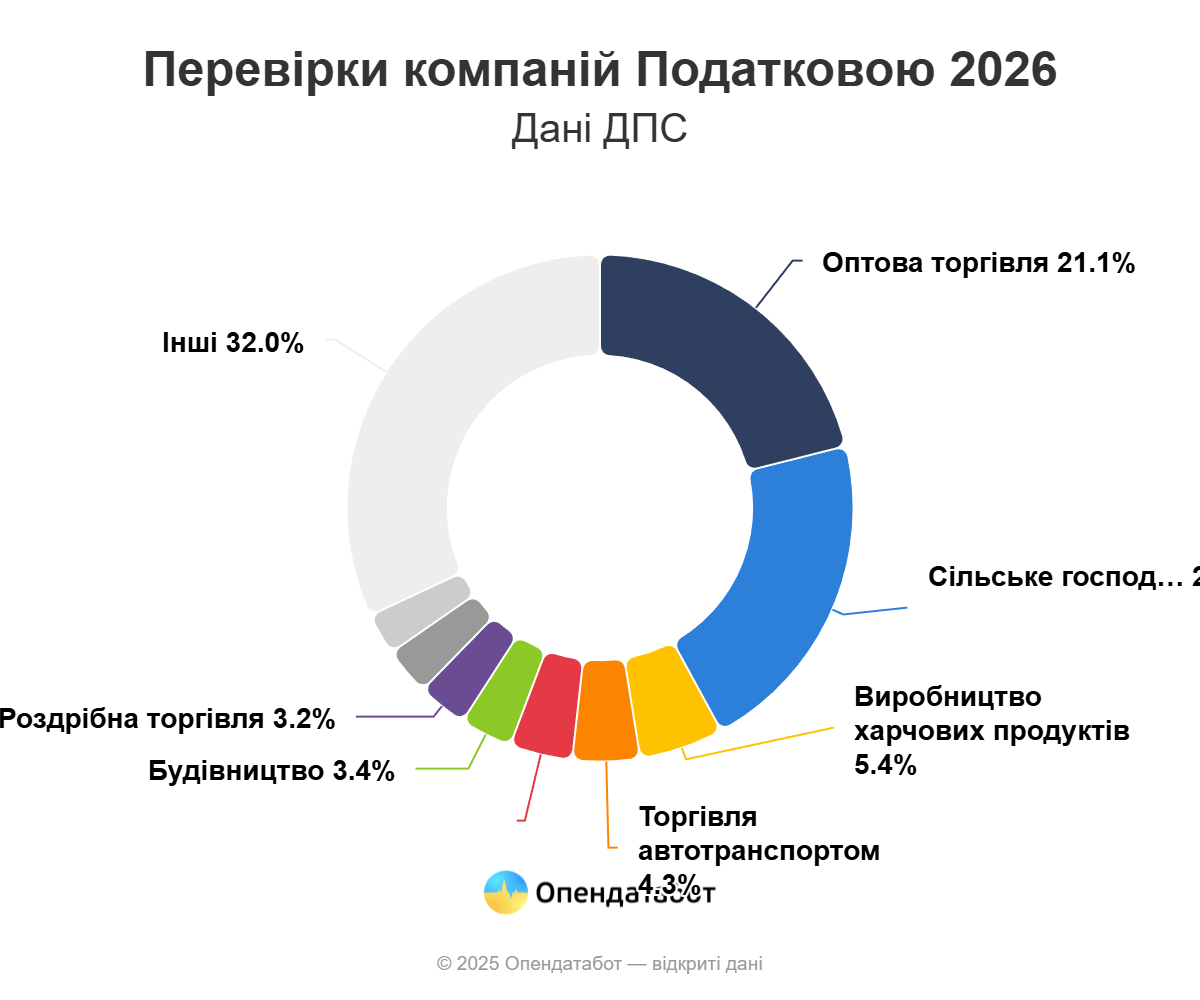 Report Перевірки компаній Податковою 2026