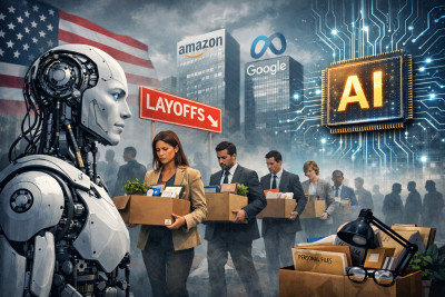 Штучний інтелект змушує компанії-гіганти США готувати масові звільнення