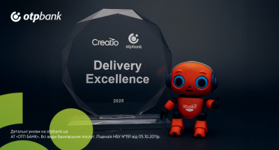 Delivery Excellence: компанія Creatio відзначила ОТП БАНК нагородою