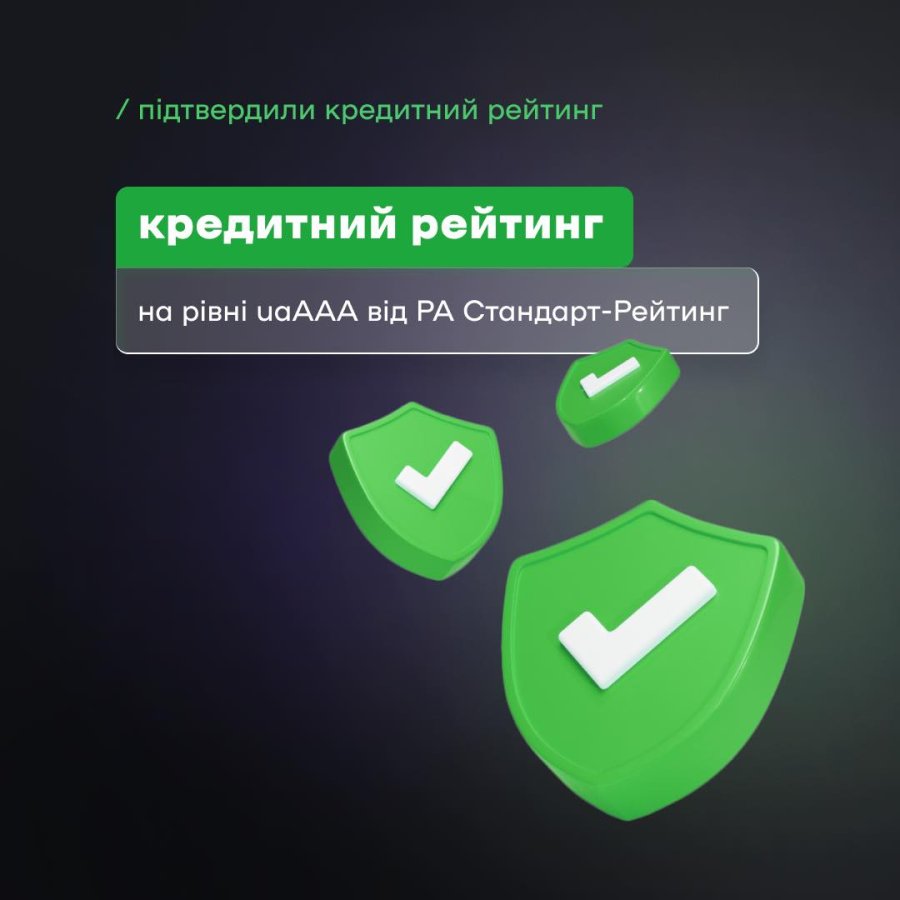 Банку Кредит Дніпро підтверджено кредитний рейтинг на рівні uаААА за національною шкалою