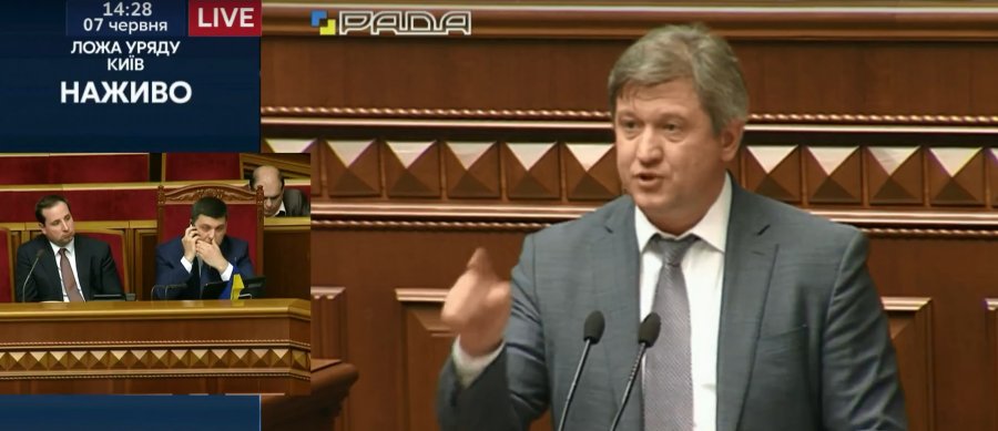 Рада уволила министра финансов Данилюка