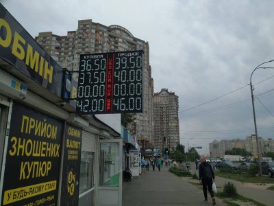 Чиста купівля валюти населенням скоротилась на чверть