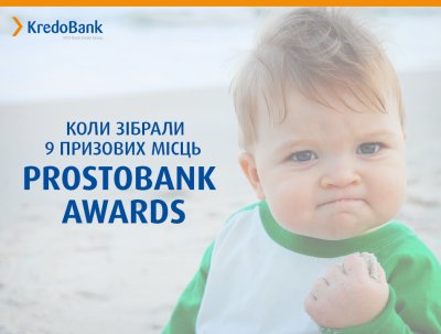 Продукти Кредобанку отримали найвищі нагороди рейтингу «Найкращі банківські продукти» агентства «Простобанк Консалтинг»