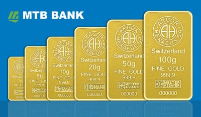 Золоті злитки вагою 50 і 100 грамів набагато цікавіші українцям, ніж злитки інших номіналів