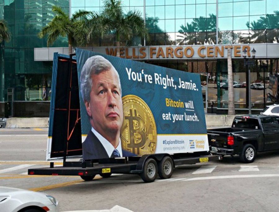 Глава JP Morgan назвал Bitcoin мошенничеством