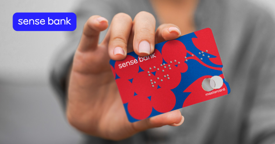 Sense Bank і Mastercard представили інклюзивну картку RED 2.0