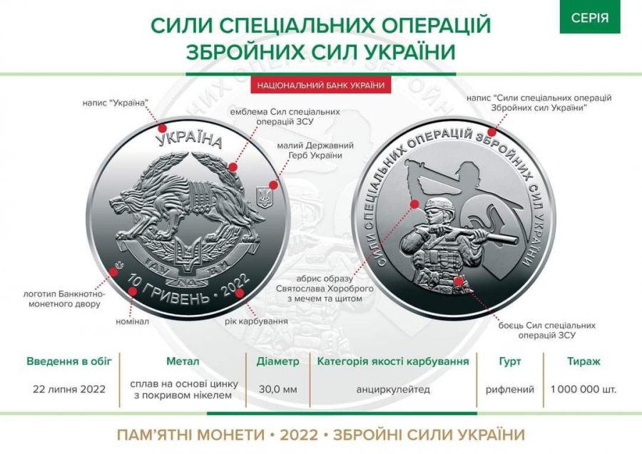 НБУ ввів в обіг нову пам'ятну монету